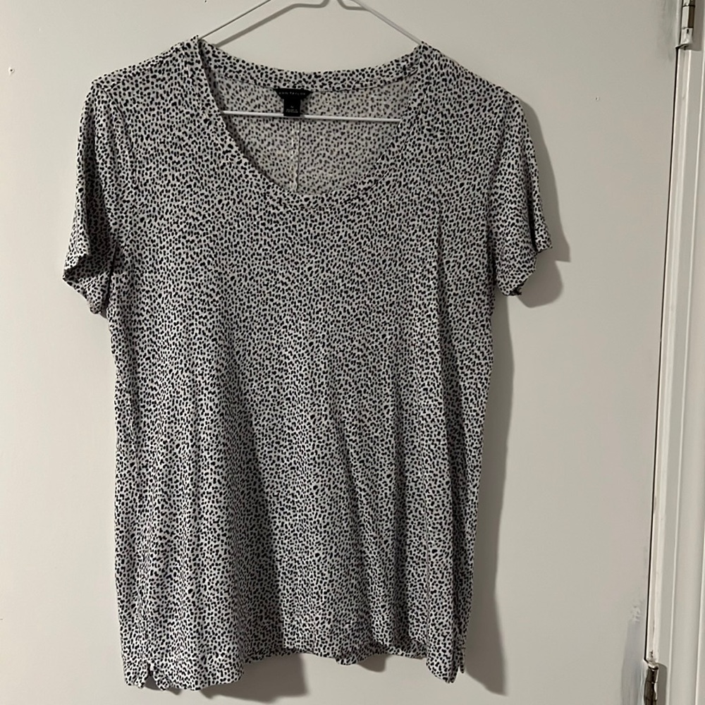 Ann Taylor leopard print shirt